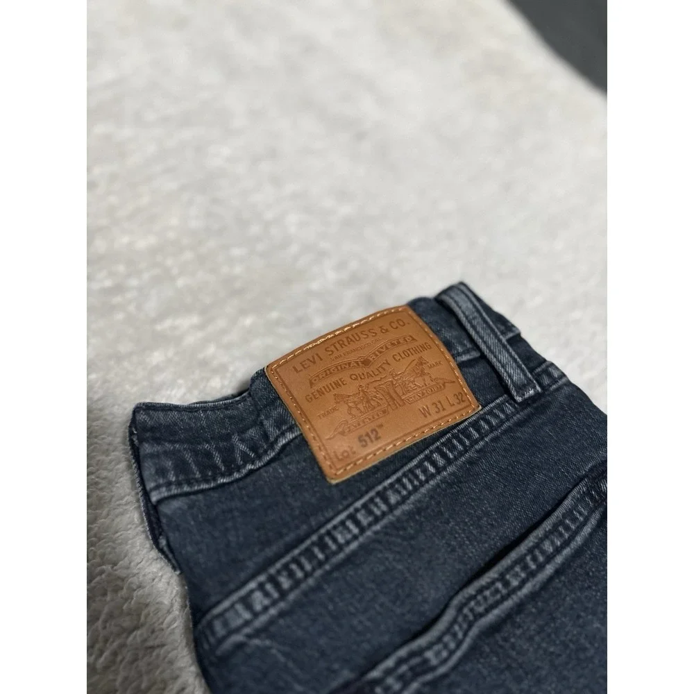 Levis 512 Premium‎ Pants Mens 31x32 Act (31x31) Blue Slim Taper Fit Denim Jeans